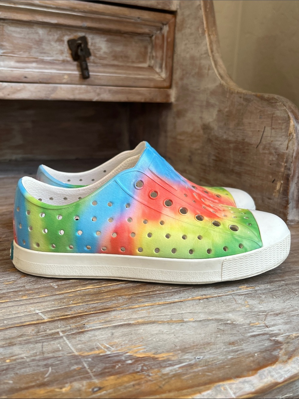 ⭐️ Native Jefferson Pull On Shoes Size 12 Tie Dye Water Shoes Outdoor Summer
